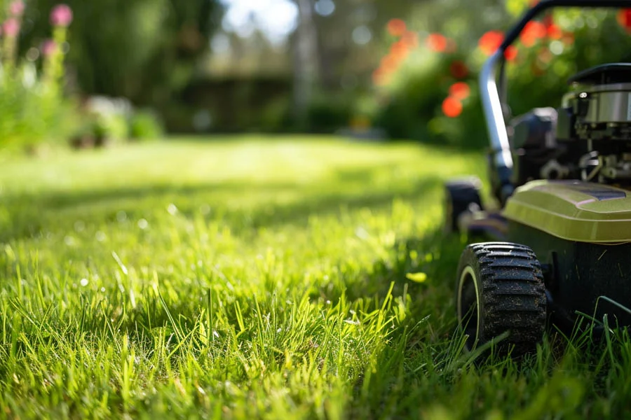 self-propelled push mower