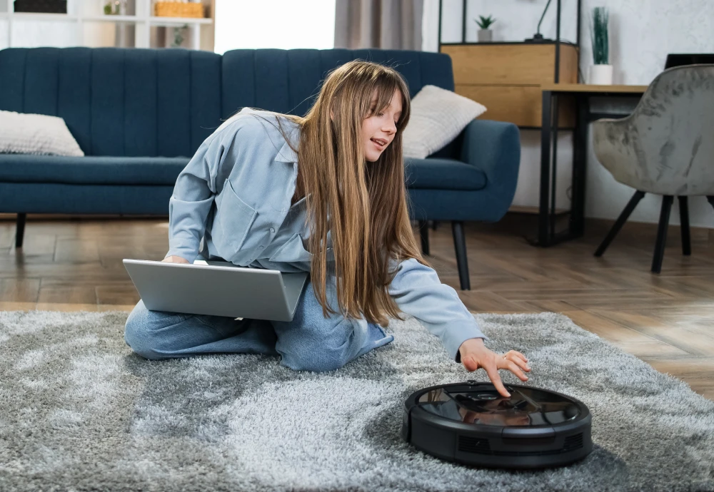 smart robot vacuum cleaner-white